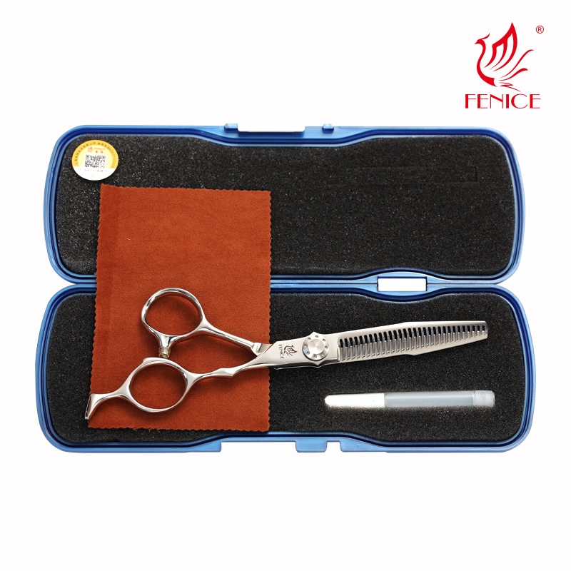 Fenice VG10 En Acier Inoxydable 6 Pouces Coiffure Dents Cisailles Ciseaux à Amincir les Cheveux