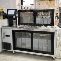 Machine à thé au lait et à boba multifonctionnelle automatique Baiwin, de qualité commerciale, pour les magasins de boissons et les entreprises de franchise