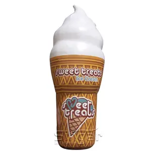 巨型充气冰淇淋蛋筒，冰淇淋蛋筒模型，广告充气冰淇淋气球