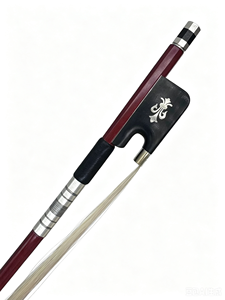 Arco de Violonchelo Redondo Estilo Francés ZWA13 - Calidad Premium de Pernambuco Hecho a Mano para Violoncellistas Profesionales y Estudiantes Avanzados - Product Image 3