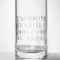 Botella de Vidrio Transparente Redonda Personalizada con Grabado, Capacidades de 700ml/375ml/750ml, Tapa de Rosca para Whisky, Vodka, Tequila, Ron y Licores