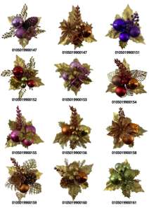 Décoration <span class=keywords><strong>de</strong></span> noël, fournitures <span class=keywords><strong>de</strong></span> décoration, pour couronne <span class=keywords><strong>de</strong></span> noël, picots et jets creux - Product Image 4