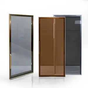 YL Modische und minimalistische Stil-innenräume, Schlafzimmermöbel, Aluminium-Glastüren, Kleiderschrankrahmen-Profile