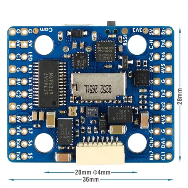 MATEK H743 MINI Flight Controller STM32H743 SD Slot 2-8S Dual BEC 20x20mm for ArduPilot Betaflight FPV Drones Accessories DIY