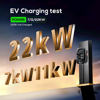 MNJ Evse Wallbox 22KW Type 1/Type 2 pour station de recharge de véhicules électriques, nouveau chargeur AC domestique monophasé/triphasé