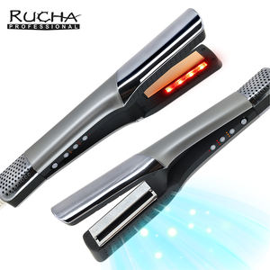 RUCHA <span class=keywords><strong>Plancha</strong></span> à cheveux infrarouge et sèche-cheveux ionique pour cheveux humides et secs, idéale pour salon - Product Image 2