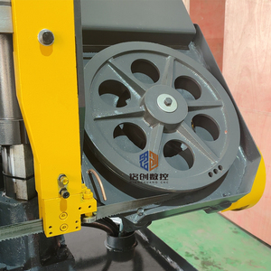 Stokta GB4235 yatay çift kolonlu hidrolik Metal açı bant 0-45 ° kesme için testere makinesi - Product Image 4