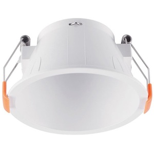 Round Support For Gu10 Recessed <b>Spotlight</b> 83mm White Ceiling Mount Fixtures - Product Image 1