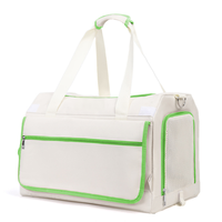 Sac à dos de transport pour chat et chien à double étage, étanche, en Oxford, avec roulettes, pour deux animaux, sac de voyage