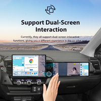 Écran double 13,1-12,3 pouces pour Honda City 2020-2026, autoradio Android Carplay, navigation GPS, système multimédia stéréo