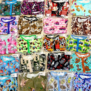 Pigiami <span class=keywords><strong>per</strong></span> Neonati in Bambù con Varie Stampe, Marca Famosa, Personalizzabili, Morbidi con Cerniera <span class=keywords><strong>per</strong></span> Bambini e Bambine, Vendita all'Ingrosso - Product Image 1