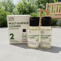 Dégraissant concentré multi-surfaces parfum citron, lot de 2 bouteilles, nettoyant polyvalent pour intérieur et extérieur