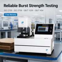 Machine d'essai de résistance à l'éclatement du papier, équipement de laboratoire de test de résistance à l'éclatement du carton Mullen