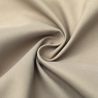 Tissu de peau de pêche uni en microfibre 100% polyester recyclable, imperméable pour veste et natation, tissu court de plage