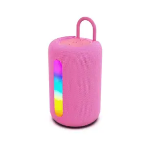 Small Size Smart Rechargeable Portable 800mAh RGB Speaker at Cheap Wholesale Price Speaker with TF Card Slot