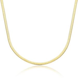 <span class=keywords><strong>Collier</strong></span> chaîne serpent <span class=keywords><strong>plat</strong></span> <span class=keywords><strong>en</strong></span> <span class=keywords><strong>argent</strong></span> sterling 925 populaire pour femmes, plaqué or, chaîne à maillons, colliers <span class=keywords><strong>ras</strong></span> du <span class=keywords><strong>cou</strong></span>, cadeau <span class=keywords><strong>de</strong></span> mariage, <span class=keywords><strong>de</strong></span> fiançailles, bijoux - Product Image 1