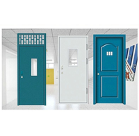 Puerta de Seguridad Comercial de Acero Personalizada con Acabado Ecológico Insonorizado para Proyectos Escolares y Hospitalarios - Puerta Metálica Interior