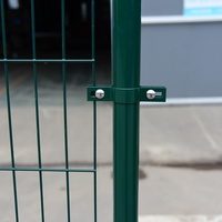 Panneau de clôture 3D incurvé à installation simple, en treillis soudé pour jardin