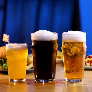 Vasos de vidrio para Bar, Copas de <span class=keywords><strong>cerveza</strong></span> para beber a un lado, venta <span class=keywords><strong>al</strong></span> <span class=keywords><strong>por</strong></span> <span class=keywords><strong>mayor</strong></span>, Steins para <span class=keywords><strong>cerveza</strong></span> - Product Image 5