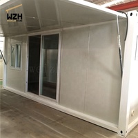 Conteneur de maison pré-assemblée, pour petite maison, conteneur plat