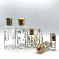 Bouteilles d'échantillons en Verre Transparent de 3 ml en Gros pour Huiles Essentielles, Petits Contenants de Parfum à Bille pour Ventes Transfrontalières