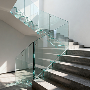 Bảo mật cao Tempered kính nhiều lớp xây dựng bức tường rèm, do skywalks kính, thang cuốn, bức tường rèm và cửa sổ trần nhà - Product Image 2