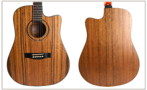 41 pollici Commercio All'ingrosso OEM Noce Finitura <span class=keywords><strong>Satinata</strong></span> <span class=keywords><strong>Chitarra</strong></span> Acustica in legno - Product Image 3