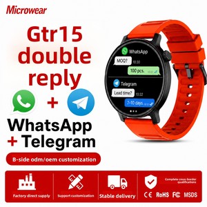 Smartwatch IPS con Doppia Risposta WhatsApp + <span class=keywords><strong>Telegram</strong></span>, Bestseller Transfrontaliero, Schermo Grande, Magnetico, Impermeabile, 7-14 Giorni di Autonomia - Product Image 5