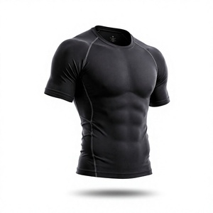 Camiseta Deportiva Ligera de Compresión de Secado Rápido de Alta Calidad para Hombre, para Correr y Entrenamiento en el Gimnasio, Colores Disponibles - Product Image 3