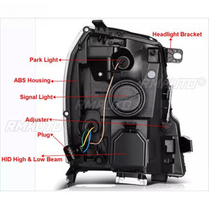 Luz Diurna para Cadillac Escalade 2009-2014, Lámpara Impermeable, Modificación del Conjunto de Faros Delanteros, 20806109 20806108 - Product Image 3