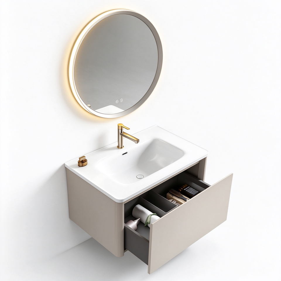 Smart Decorative Mirrors for Bathroom Cabinet Minimalist Design Hotel ...