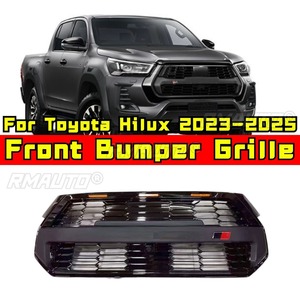 For Toyota Hilux 2023-2025 Body Kit <b>Car</b> Bumper Grill Racing Grills <b>Decorative</b> Strips Front Bumper Grill Exterior Part - Product Image 1