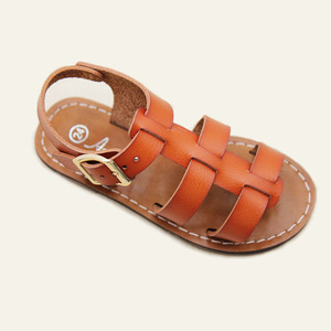Sandales pour filles de haute qualité, tendance, rétro, décontractées, durables, avec fermeture à boucle, sangle de cheville, antidérapantes pour l'extérieur - Product Image 2