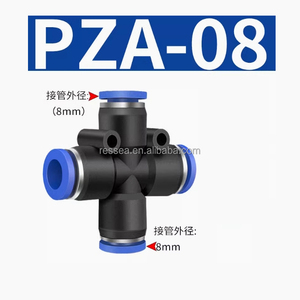 Pnömatik hızlı bağlantı PU düz PG PEG PW değişken çap PE PY üç yollu gaz borusu hızlı Insert 4 6 8 10-8mm - Product Image 6