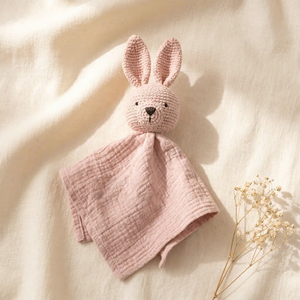 Couverture de sécurité pour bébé Kaiyue, peluche en forme d'animal mignon, jouet réconfortant en coton doux, <span class=keywords><strong>crochet</strong></span>é, pour nouveau-né, nourrisson, tout-petit, vente en gros personnalisée - Product Image 6
