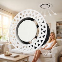 Nouveauté - Diffuseur HVAC rond de 125 mm en ABS, montage encastré, pour système de ventilation domestique