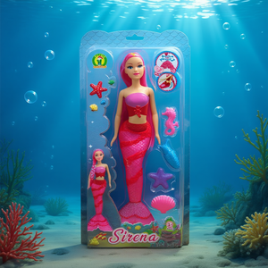 ตุ๊กตานางเงือกไซเรน่า 43 ซม. พร้อมอุปกรณ์เสริมสำหรับเด็กอายุ 3 ปีขึ้นไป - Product Image 3