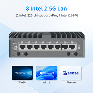 มินิพีซีไร้พัดลม 8 พอร์ต 2.5G Lan คอมพิวเตอร์โปรเซสเซอร์ Core Ultra เจนเนอเรชั่น 14 พร้อมพอร์ต HD DP Type-C รองรับจอแสดงผลสามจอ N3281-Fanless (Ultra 5 125U) - Product Image 4