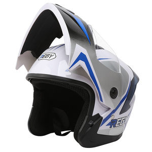 Mustang, la mejor calidad, cara completa, Flip Up, accesorios de Motocross, bicicleta para adultos, ABS, plegable, cara abierta, deportes, carreras, <span class=keywords><strong>casco</strong></span> de motocicleta - Product Image 3