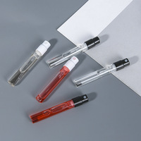 Flacons testeurs de parfum en verre vides de 1 ml et 2 ml avec pulvérisateur à pompe, sérigraphiés, étanches