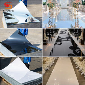 SMOOTH 4FT x6FT Silver Mirrored Floor <b>Wedding</b> <b>Aisle</b> <b>Runner</b> <b>Wedding</b> Carpet for Party - Product Image 6