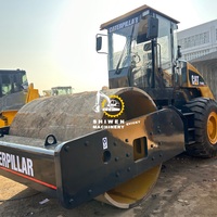CS-683E à rouleaux compacteur chat d'occasion certifié CE EPA CS-533E CS-583D compacteur machine rouleau compresseur vibrant Caterpillar 683
