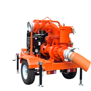 Pompes centrifuges auto-amorçantes de 6 à 8 pouces, alimentées par moteur diesel, pour eaux usées, lavage de voitures, agriculture, mines, <span class=keywords><strong>pompe</strong></span> à incendie à grand débit - Product Image 4