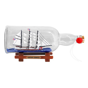 Envío personalizado en botella barco negro perla Uss Constitución Uscg Barque Eagle Clipper náutico recuerdo Drift botella con modelo de barco - Product Image 4