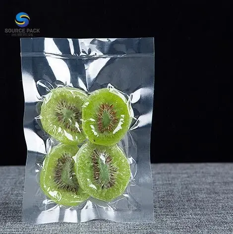 Transparant Droog Fruit Verpakking Warmte Afgesloten Emboss Vacuüm Afdichting Zakken