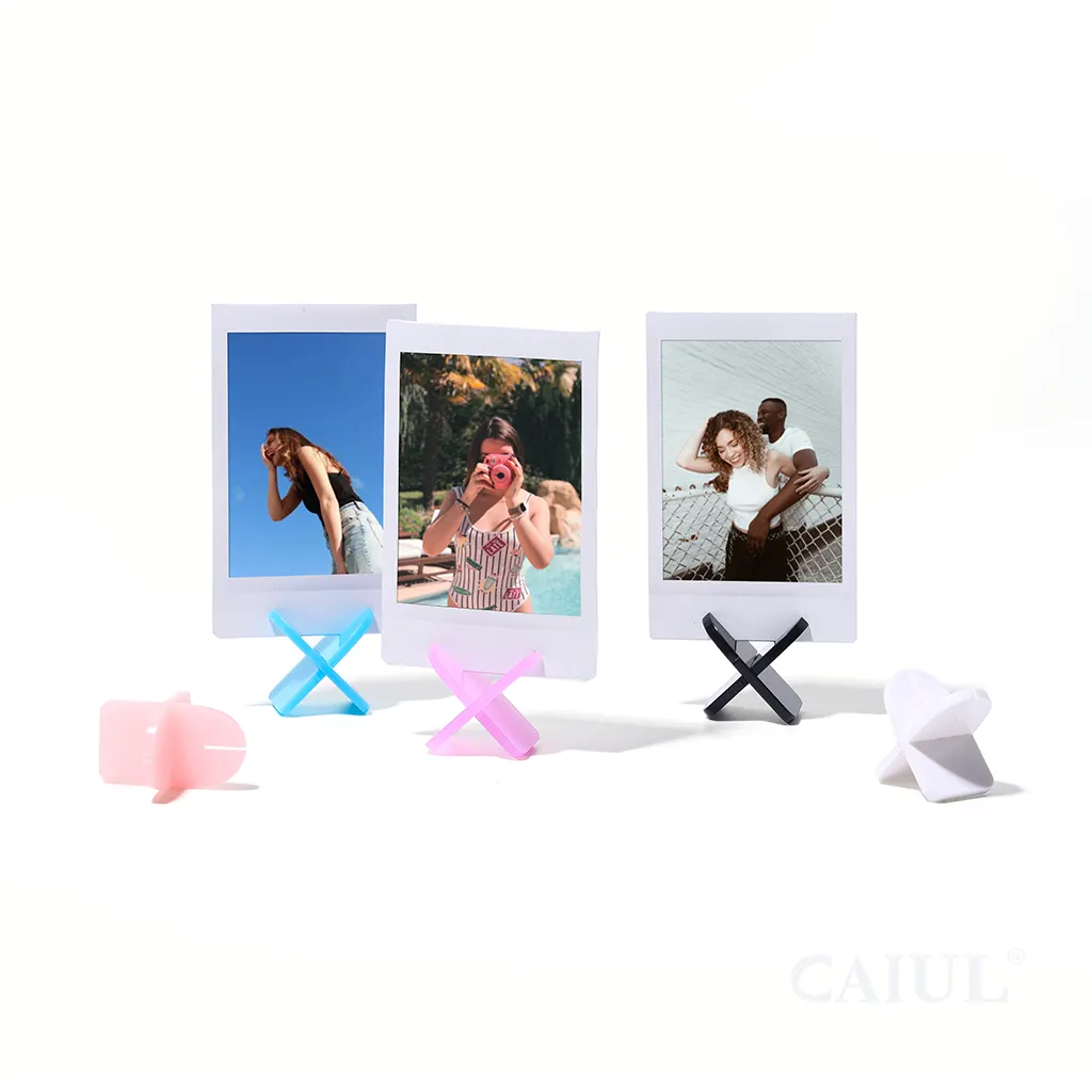 Caiul – porte-Photo/carte de visite personnalisé, Clip photo en acrylique, support de table pour Fujifilm Instax Mini Film, support Photo