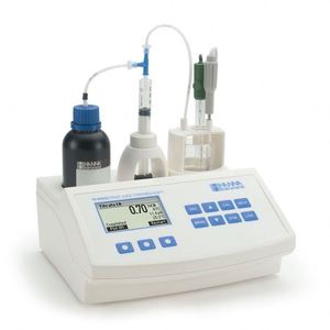เครื่องวัดค่า pH แบบอัตโนมัติขนาดเล็ก Hanna Instruments HI84532 สำหรับการวิเคราะห์ความเป็นกรดของผลไม้ รับประกัน 1 ปี ผลิตในอิตาลี - Product Image 4