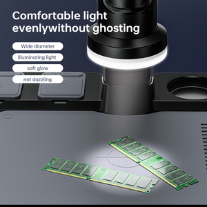318-C Foto video 12MP 10,1-Zoll-LCD-Bildschirm Fernbedienung Autofokus 1600X 28LED Mobile Repair Digitales Elektronen kamera mikroskop - Product Image 3
