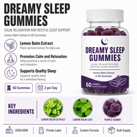 Gommes à mâcher sans sucre au goût naturel pour le sommeil, texture moelleuse, sensation buccale optimale, ingrédients testés en laboratoire, transparence des ingrédients, approvisionnement mondial, HACCP