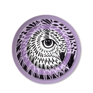 Hand -painted <strong>Owl</strong> Pattern Forest Series Decorative Ceramic <strong>Plates</strong> Sets Fine China Porcelain Dinnerware - Product Image 3